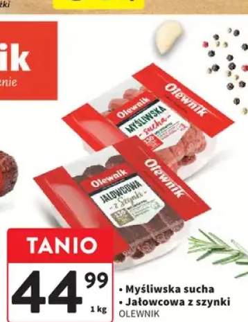 Kiełbasa jałowcowa z szynki Olewnik