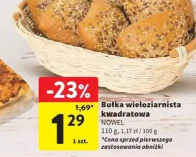 Bułka wieloziarnista kwadratowa NOWEL