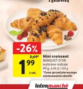 Mini croissant BANQUET D'OR
