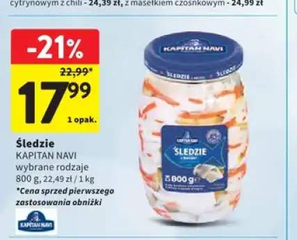 Śledzie KAPITAN NAVI