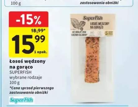Łosoś wędzony na gorąco SUPERFISH