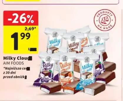 Cukierki Milky Cloud AIM FOODS Orange flavour