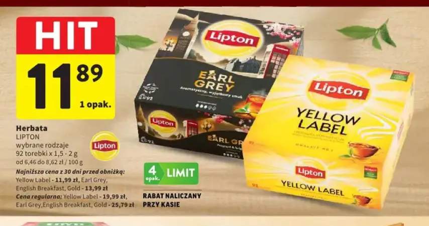 Herbata Lipton Gold