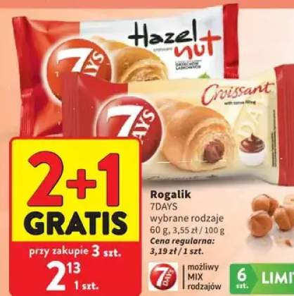 Rogalik 7DAYS Croissant with cocoa filling