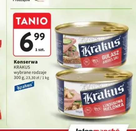 Konserwa luksusowa mielonka Krakus