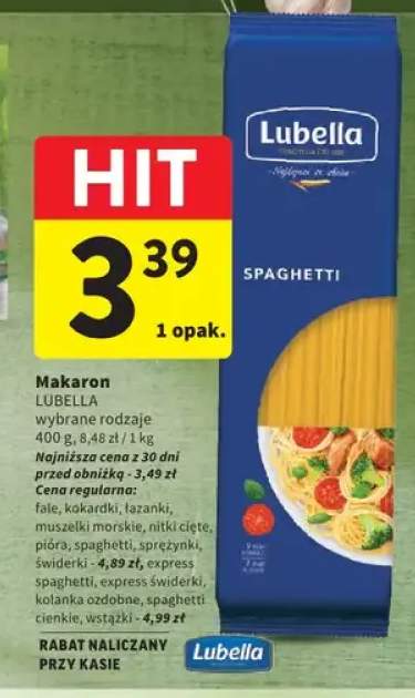 Makaron sprężynki Lubella