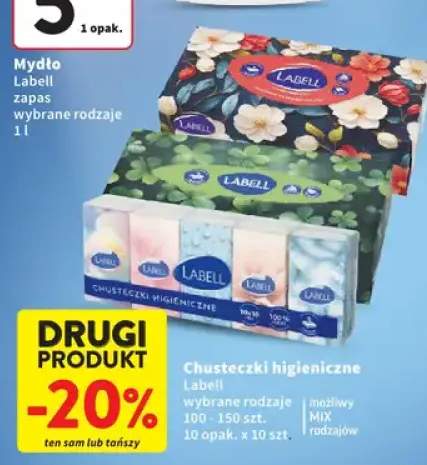 Chusteczki higieniczne Labell