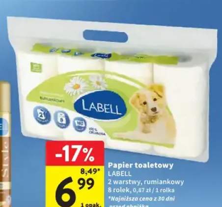 Papier toaletowy Labell rumiankowy 2 warstwy