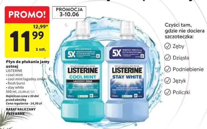 Płyn do płukania jamy ustnej LISTERINE