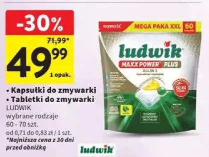 Tabletki do zmywarki Ludwik