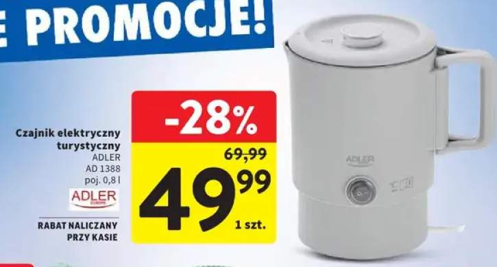 Czajnik elektryczny turystyczny ADLER AD 1388 0,8l
