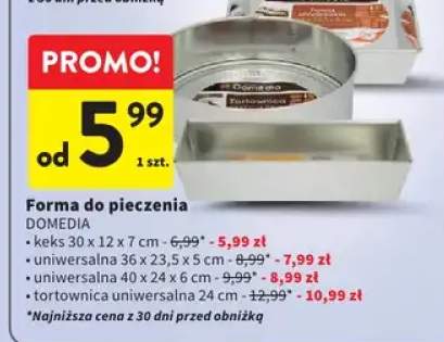 Forma do pieczenia DOMEDIA keks 30x12x7cm