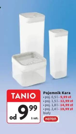 Pojemnik KETER Kara 2,4l biały