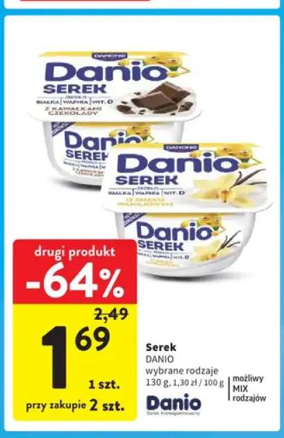 Serek Danio o smaku waniliowym