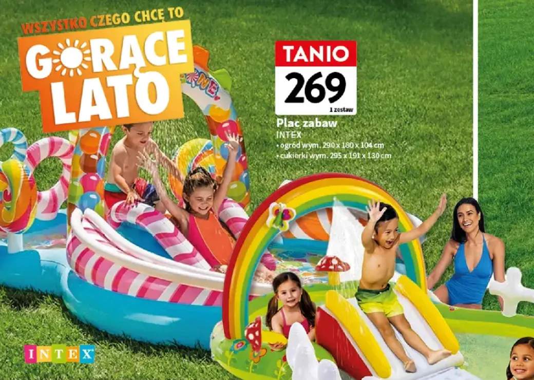 Plac zabaw ogród INTEX 290x180x104cm