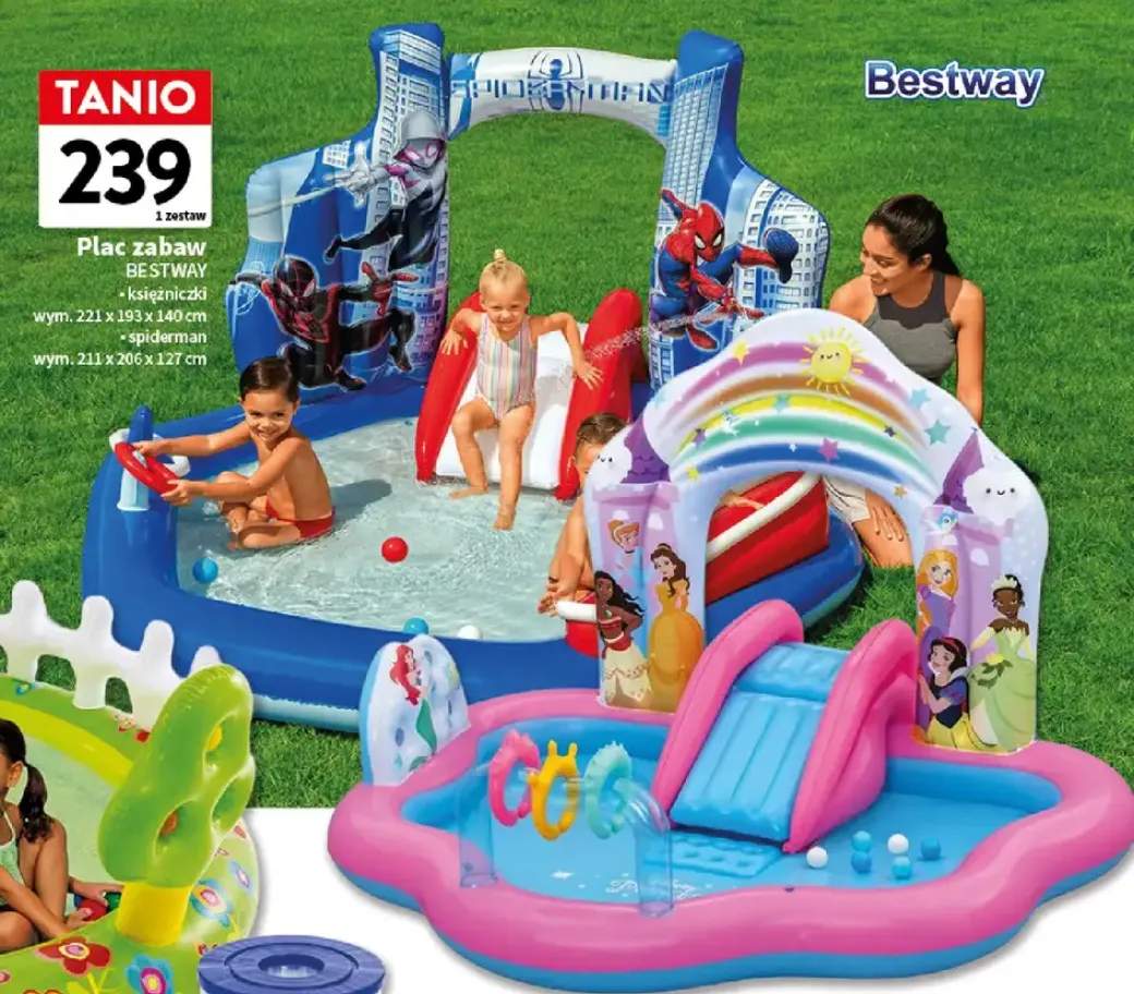 Plac zabaw BESTWAY księżniczki wym. 221x193x140cm