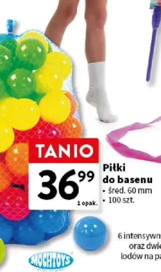 Piłki do basenu Mochtoys śred. 60mm 100-pak