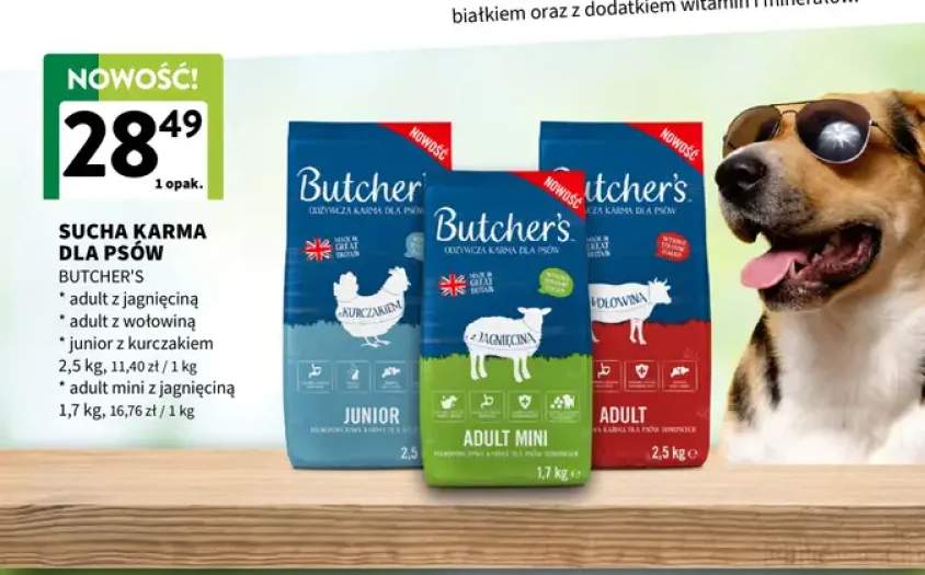 Sucha karma dla psów Butcher's junior z kurczakiem