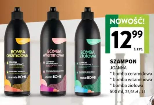 Szampon Joanna Bomba ceramidowa