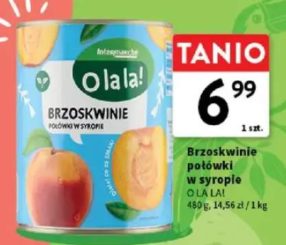 Brzoskwinie połówki w syropie O la la!