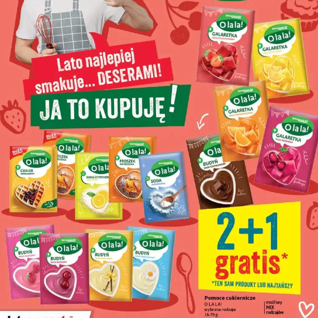 Budyń o smaku wiśniowym O la la!