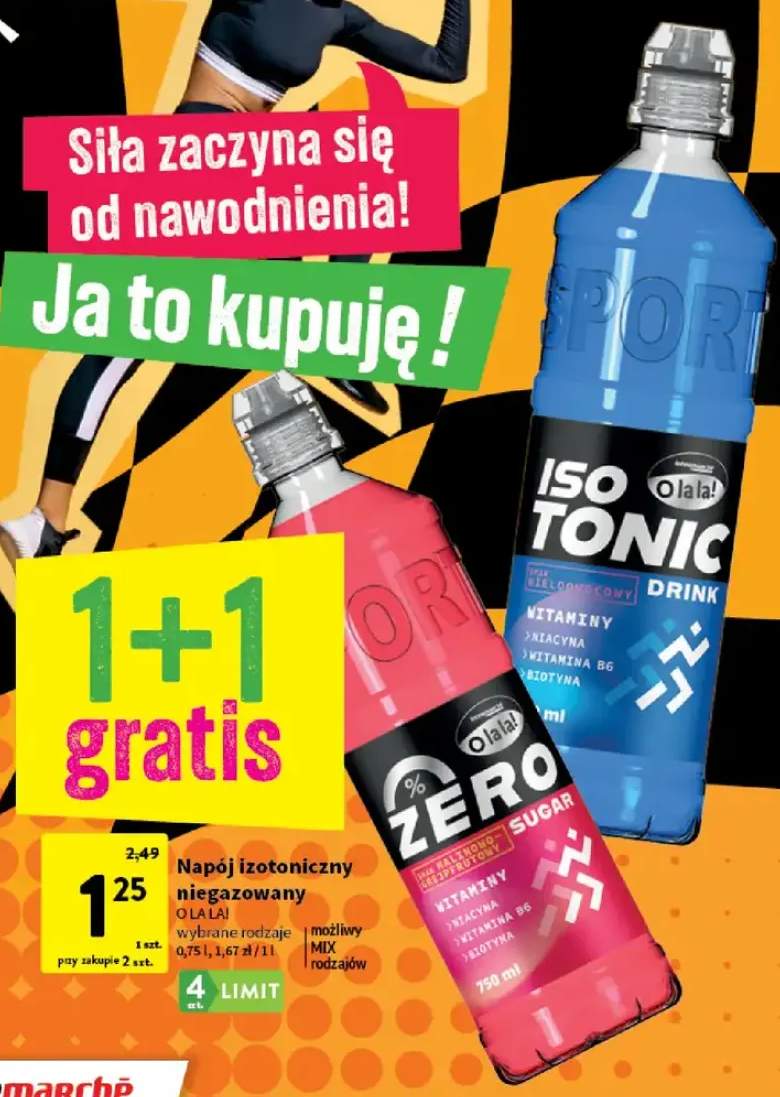 Napój izotoniczny niegazowany O la la! wieloowocowy