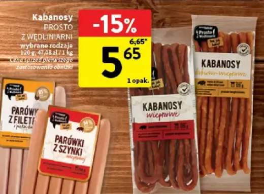 Kabanosy wieprzowe Prosto z Wędliniarni