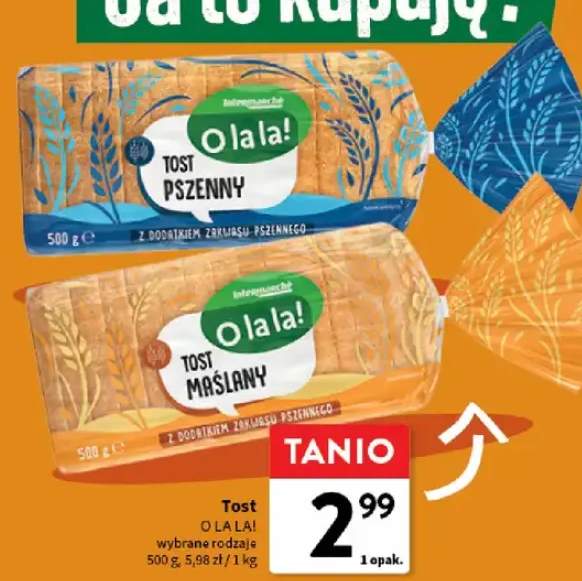 Tost pszenny O la la!