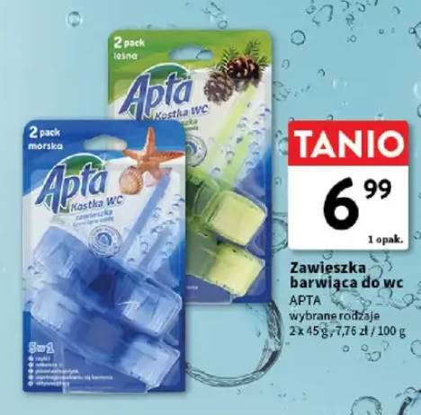 Zawieszka barwiąca do wc Apta leśna 2-pak
