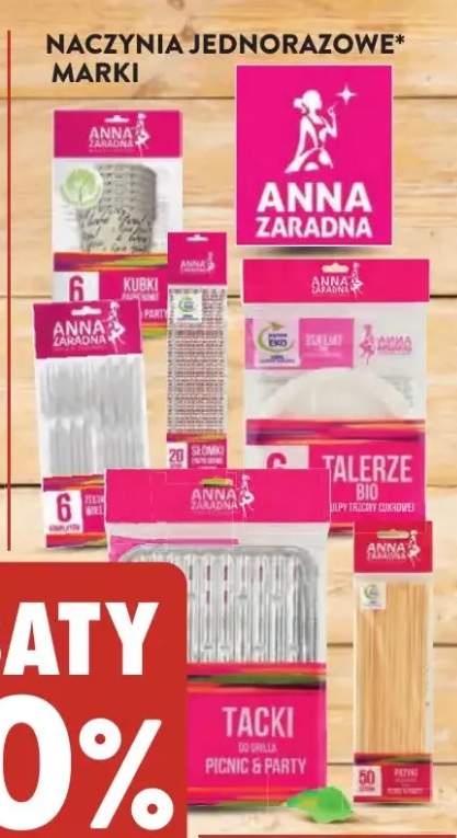 Naczynia jednorazowe Anna Zaradna