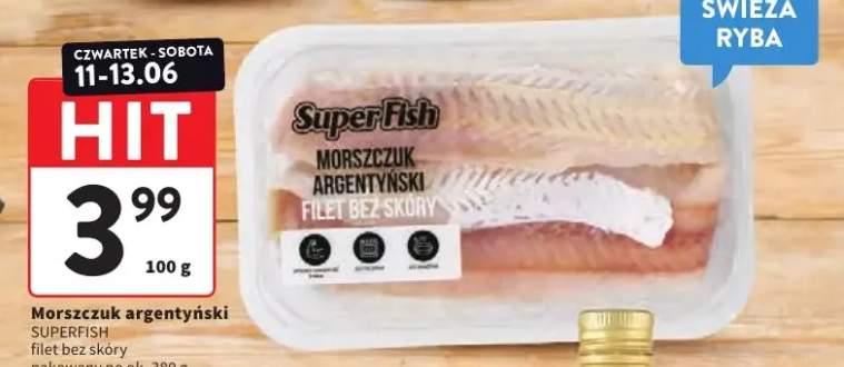 Morszczuk argentyński filet bez skóry SuperFish