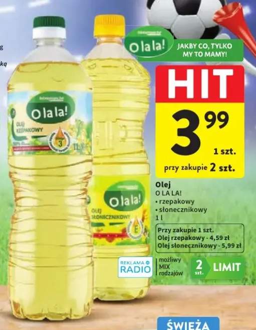 Olej słonecznikowy O la la!
