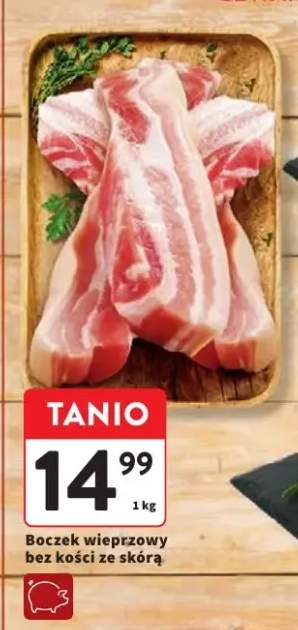 Boczek wieprzowy bez kości ze skórą