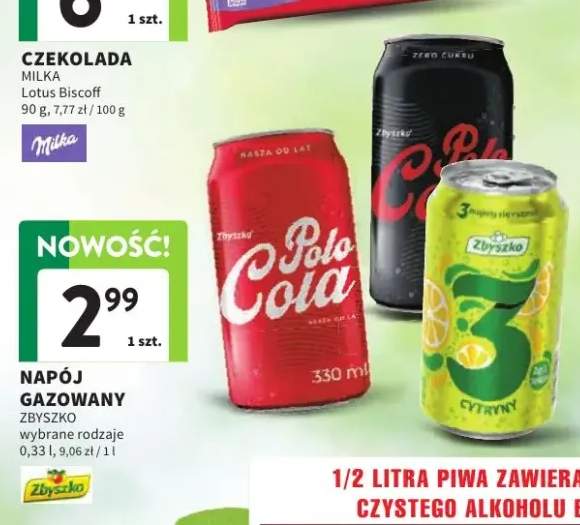 Napój gazowany Zbyszko Polo Cola Zero