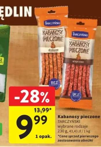 Kabanosy pieczone drobiowe Tarczyński
