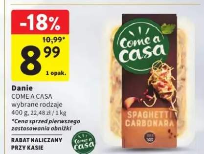 Danie Spaghetti Carbonara Come a Casa
