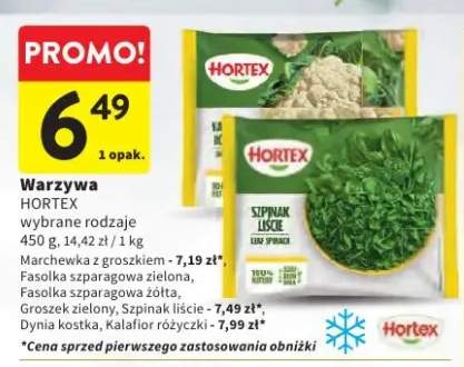 Warzywa fasolka szparagowa żółta Hortex