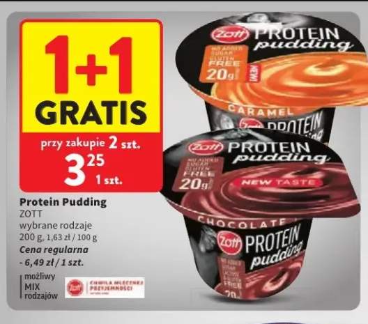 Protein Pudding Zott o smaku karmelowym