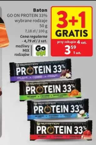 Baton proteinowy Go On Protein 33% o smaku czekoladowym