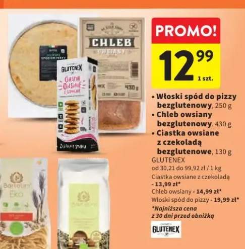 Włoski spód do pizzy bezglutenowy Glutenex