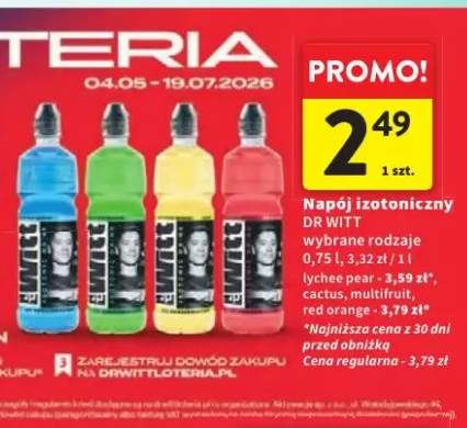 Napój izotoniczny Dr Witt multifruit