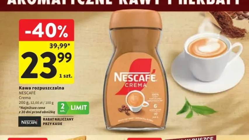 Kawa rozpuszczalna Nescafé Crema