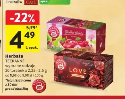 Herbata owocowa Teekanne Słodka Wiśnia