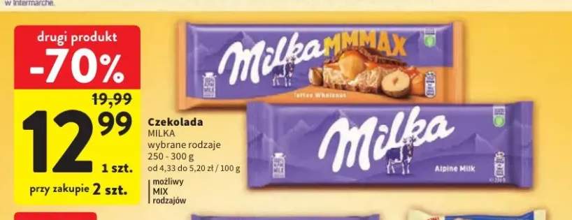 Czekolada Milka MMMAX Toffee Wholenut