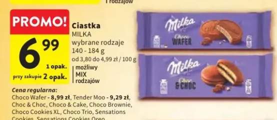 Ciastka Milka Sensations Cookies
