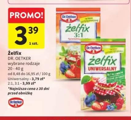 Środek żelujący Żelfix Uniwersalny Dr. Oetker