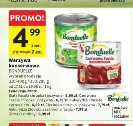 Warzywa konserwowe Ciecierzyca chrupka i pożywna Bonduelle