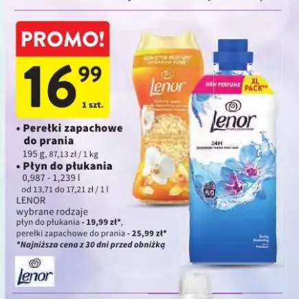Płyn do płukania Lenor