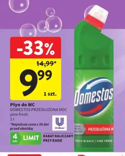 Płyn do WC Domestos Przedłużona Moc Pine Fresh