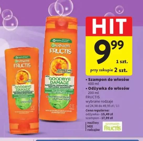 Odżywka do włosów Garnier Fructis